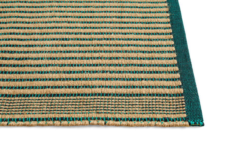 Tapis måtte, sort/grøn - 60x95 cm.